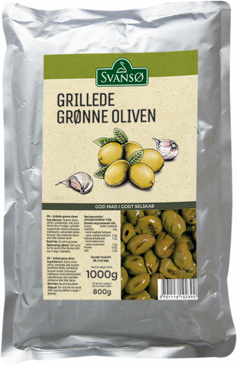 Grillede oliven