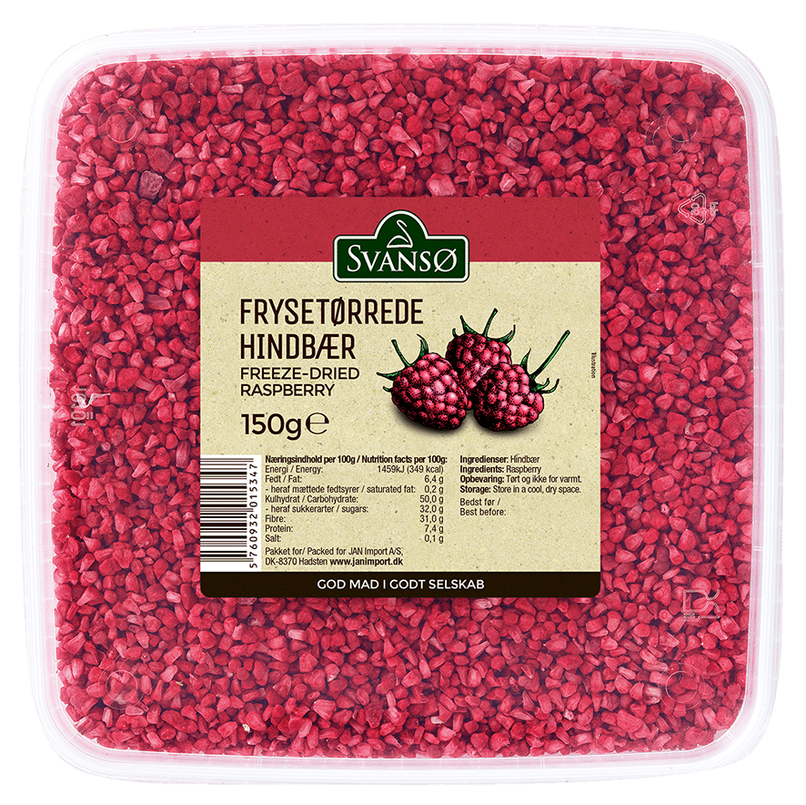 Zeal Grace Odorless Freeze-dried raspberries - Svansø