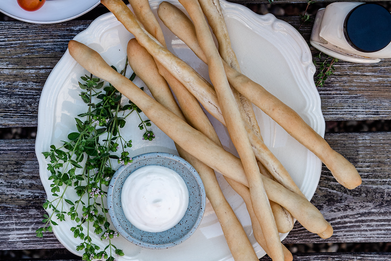 Grissini sticks recipe | Crispy breadsticks | Svansø