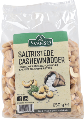 Saltristede Cashewnødder