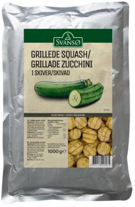 Grillede Squash i skiver