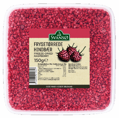 Frysetørrede hindbær