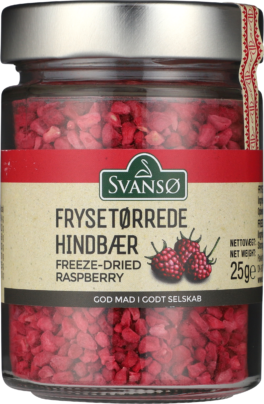 Frysetørrede hindbær