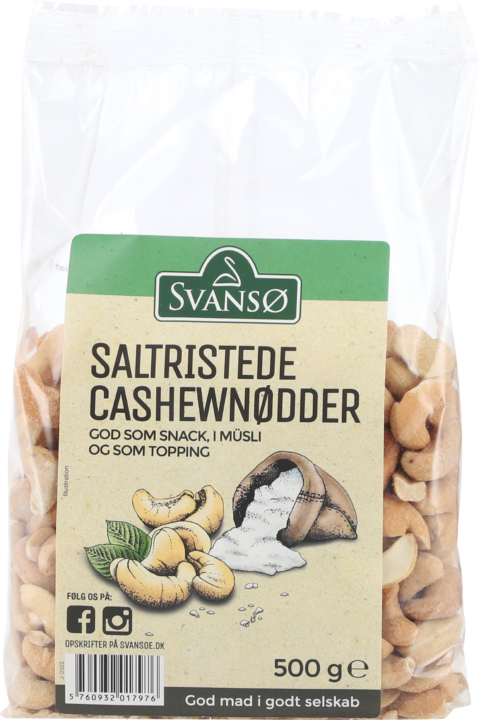 Saltristede Cashewnødder